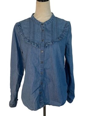 Cavalini Ruffle Front Top